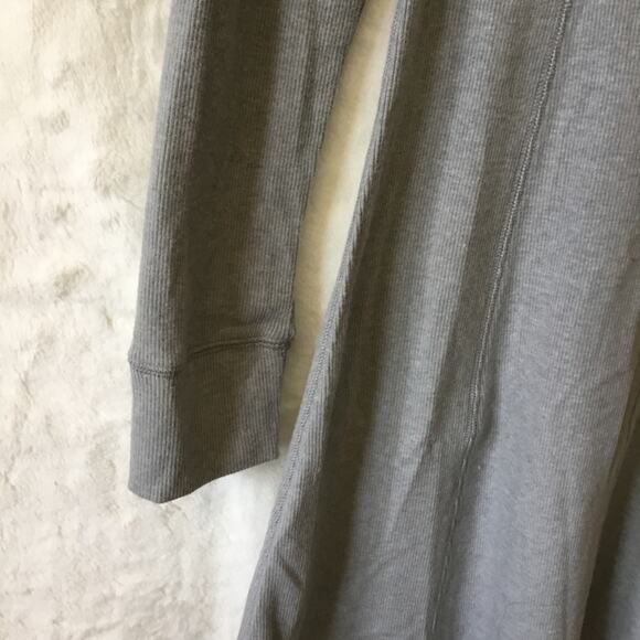 UpWest Gray Cozy Rib Long Sleeve Turtleneck Dress - Picture 3 of 12